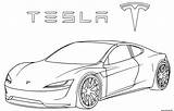 Tesla Roadster Sketsa Cybertruck Imprimé Gratuit sketch template
