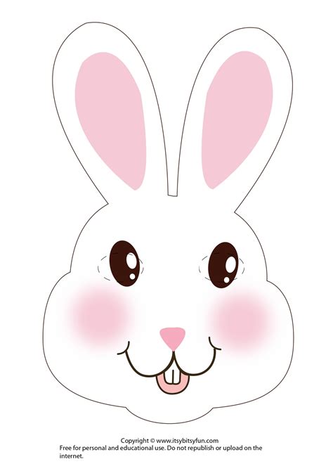 rabbit face template  nismainfo