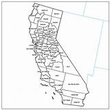 California Map County Printable Counties Maps Outline City Cities State Printfree Cn School Print Showing Printablee sketch template
