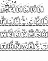 Abecedario Alfabeto sketch template
