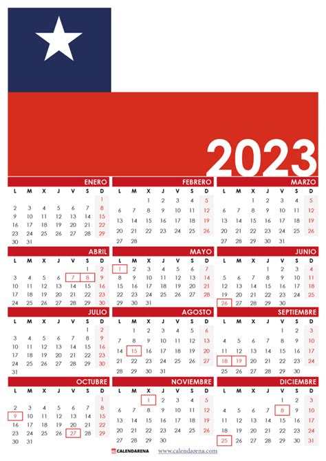 calendario 2023 festivos chile imagesee