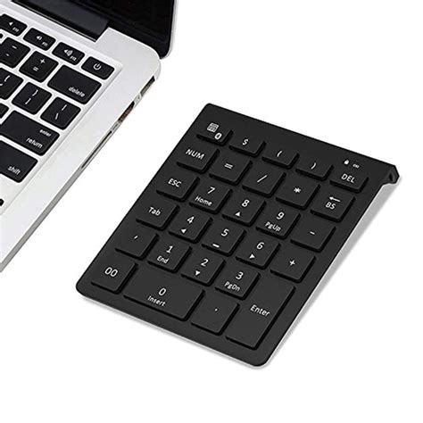 buy lekvey bluetooth number pad wireless numeric keypad  keys portable mini financial