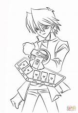 Yu Gi Oh Coloring Joey Wheeler Pages Magician Dark Girl Printable Color Drawing Anime Print Characters Manga sketch template