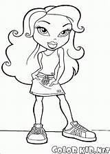 Bratz Styl Malvorlagen Colorkid Colorare Stil Stile Kolorowanki Lato Verão Kolorowanka sketch template