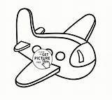 Coloring Pilot Pages Airplane Kids Plane Wuppsy Getdrawings Transportation Printable sketch template
