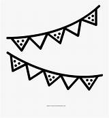 Bunting Pennant Clipartkey Pinclipart sketch template