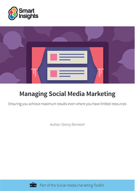 Managing Social Media Marketing Guide Smart Insights
