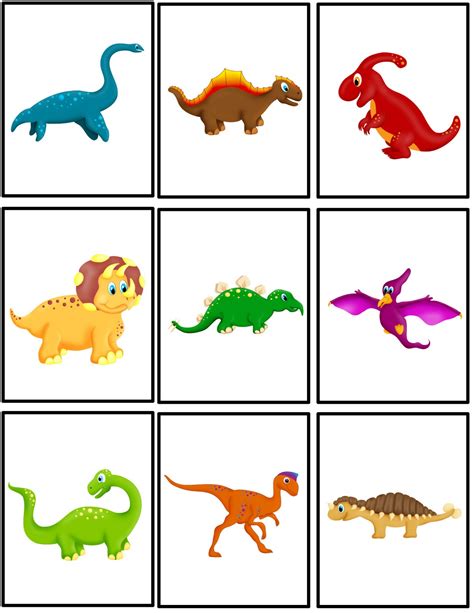 dinosaur matching packet preschool powol packets