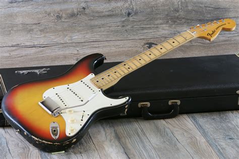 original vintage  fender stratocaster  tone sunburst ohsc lovies guitars