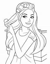 Barbie Drawing Doll Sketch Cartoon Face Barbi Drawings Pages Dolls Coloring Book Sketches Paintingvalley Pencil Getdrawings sketch template