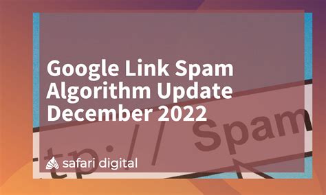 google link spam algorithm update december