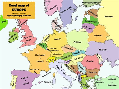 Food Map Of Europe Food Pinterest