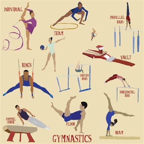 gymnastics illustration gymnastics illustration design