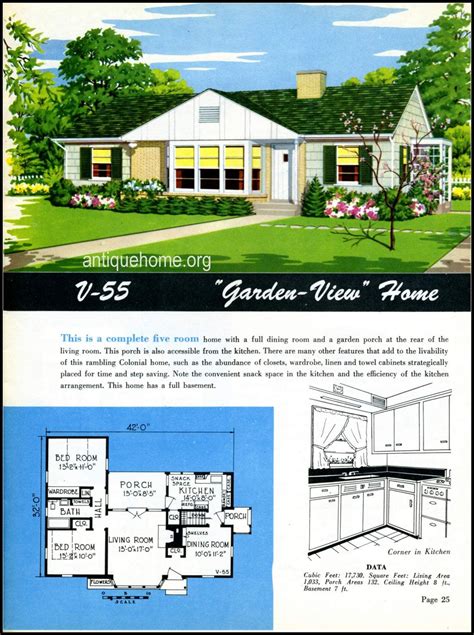 ranch style homes  national plan service  antiquehomeorg house blueprints