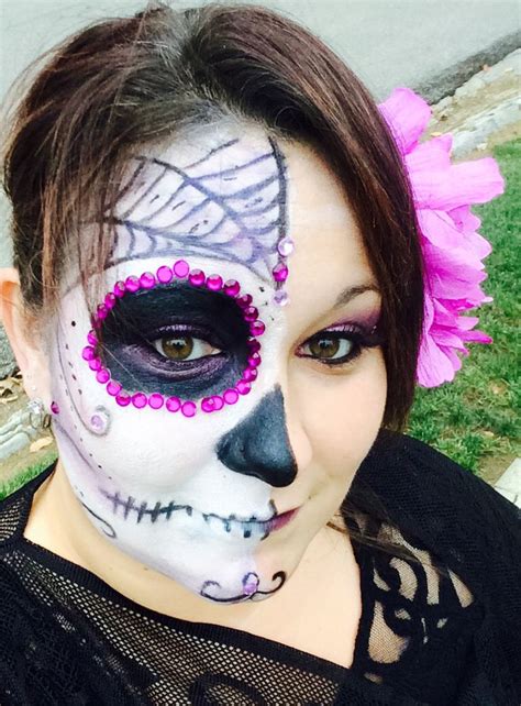 Sugar Skull Halloween Face Makeup Face Makeup Sugar Skull