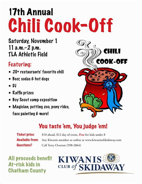 chili cook  flyer template      chili cook  poster