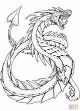 Coloring Pages Hydra Dragon Color Printable Mythical Creatures Getcolorings Print sketch template