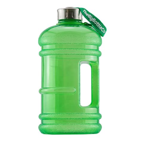 big green  water bottle  big bottle