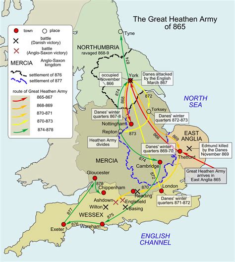 great viking army  england   ce illustration world history