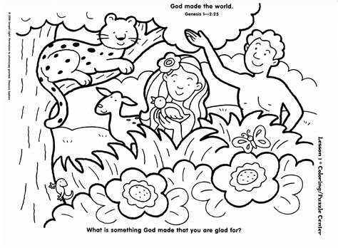 god creation coloring pages coloring home