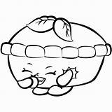 Coloring Pages Pie Shopkins Apple Printable Season Disco Ball Lips Kids Print Lippy Color Basket Mouth Kissing Drawing Bread Getcolorings sketch template