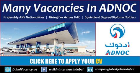 Adnoc Careers 2022 Abu Dhabi National Oil Company