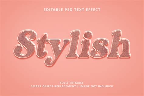 premium psd stylish text effect