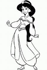 Coloring Jasmine Disney Princess Pages Clipart Library Clip sketch template