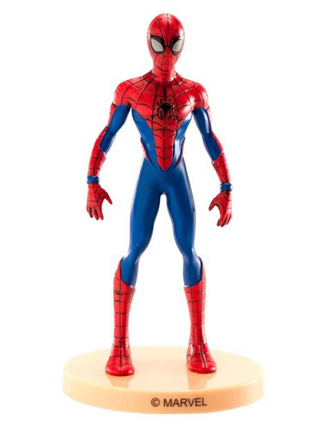 plastic spiderman figuurtje decoratieen goedkope carnavalskleding vegaoo