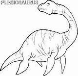 Plesiosaurus Pages Coloring Coloringpagesonly sketch template