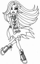 Monster High Coloring Pages Wishes Print Getcolorings sketch template