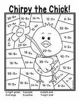 Division Color Easter Number Worksheets Grade Math Printables Numbers Fun Coloring Teacherspayteachers Kids 2nd Spring Kindergarten Paint Do Kittybabylove sketch template