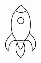 Rocket Coloring Colouring Clipart Color Pages Transparent Svg Openclipart Spacecraft Kids Colour Sheet Log sketch template