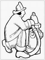 Pemadam Mewarnai Kebakaran Sketsa Profesi Animasi Firefighter Kumpulan Mewarnaigambar Firefighting Kantor Terbaru Petugas Realisticcoloringpages sketch template