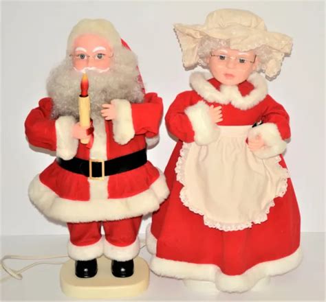 vintage santas     claus animated christmas figures