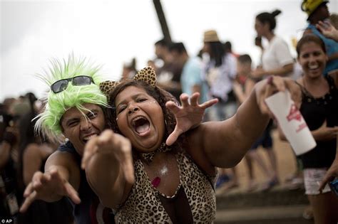 Brazil Warms Up For Next Months Rio Carnival Daily Mail Online