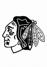 Blackhawks Coloring Pages Getcolorings sketch template