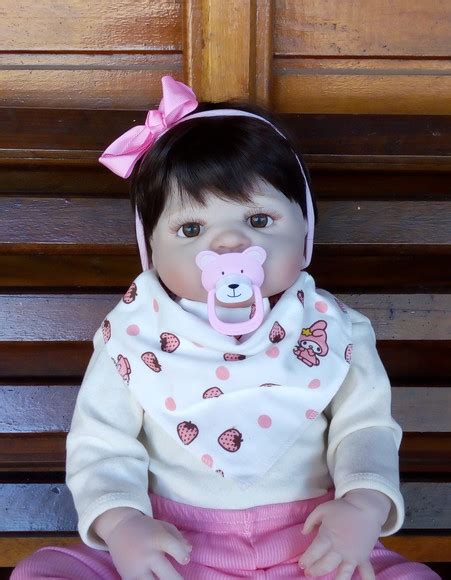 bebê reborn pronta entrega corpo silicone menina no elo7 ateliê