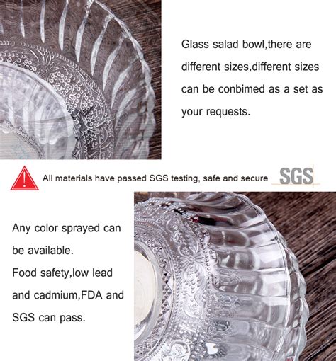 China Supply Wholesale Round Shape Clear Glass Bowl Glass
