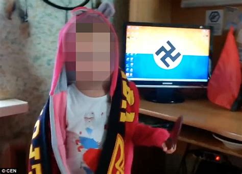 Ukrainian Girl Gives Nazi Salute And Vows To Cut Russians In Video
