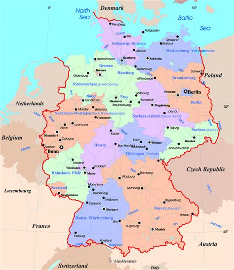 map  austria  germany  cities resource maps