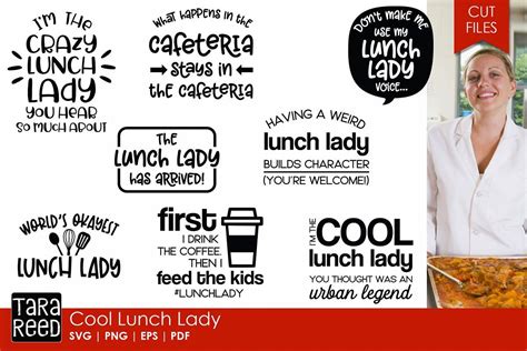 lunch lady svg  cricut silhouette lunch lady gifts    tshirts friends