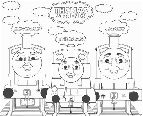 printable thomas  train coloring pages  kids