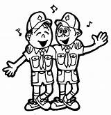 Scout Scouts Icon Cubs Clipartpanda Cancion Clipground Manada sketch template