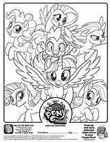 Coloring Pony Little Pages Mcdonalds Mlp Happy Meal Movie Hatchimals Mcdonald Eg Activities Drawing Book Sheets Printable Coloriage Time Markers sketch template