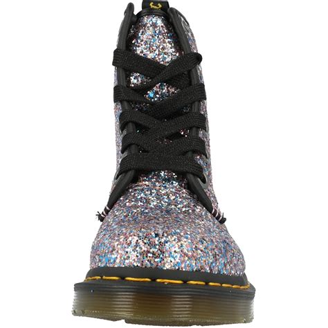 dr martens  farrah multi blue chunky glitter ankle boots awesome shoes