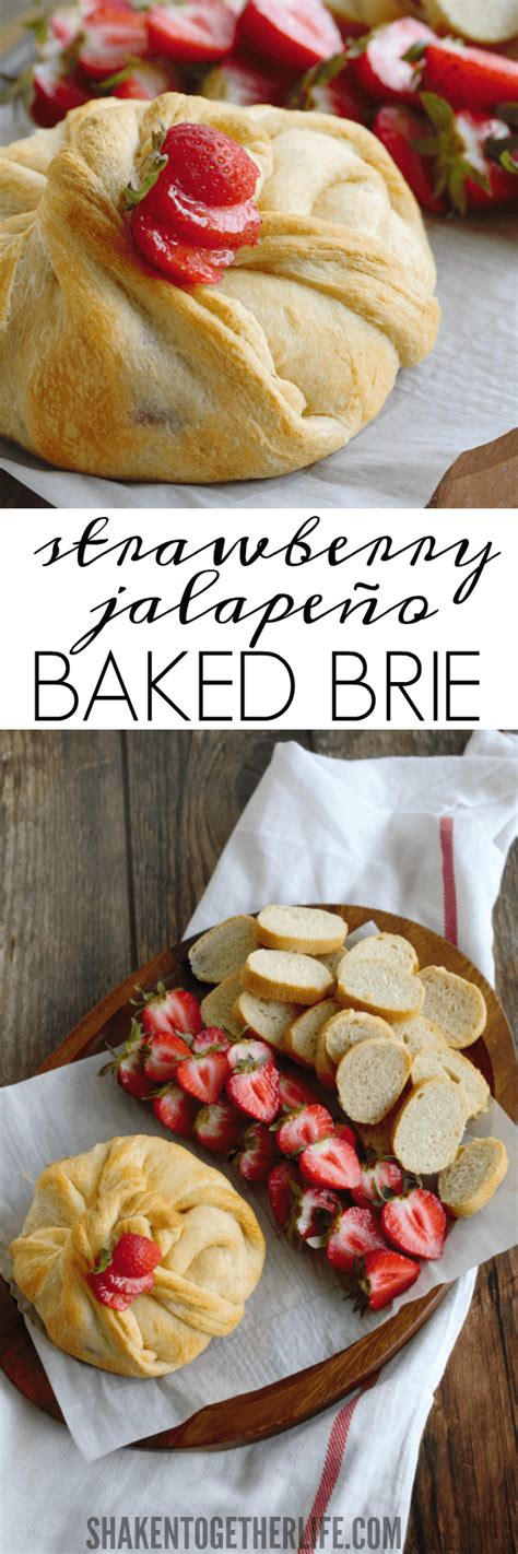 strawberry jam baked brie recipe baked brie cooking recipes food