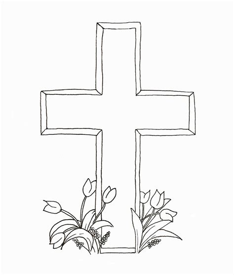 printable easter cross templates printable