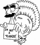 Coloring Disguise Thanksgiving sketch template