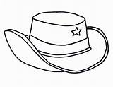 Hat Coloring Cowboy Pages Hats Drawing Elf Printable Clipart Print Simple Clip Getdrawings Color Kids Library Popular Coloringhome Pdf sketch template